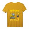 Kinder Achtung ich bin 2 Jahre alt Bagger T-Shirt – Perfektes Geschenk zum 2. Geburtstag für Jungen mit Baustellen-Motiv