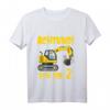Kinder Achtung ich bin 2 Jahre alt Bagger T-Shirt – Perfektes Geschenk zum 2. Geburtstag für Jungen mit Baustellen-Motiv