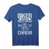 Motorradfahrer Biker T-Shirt - Nicht Grau, Das Ist Chrom - Perfekt für Motorradtouren & Biker, die auffallen möchten