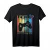 Ich werde Patenonkel 2022 Level Up Gamer Retro Vintage Stil T-Shirt – Perfekt für den zukünftigen Patenonkel & Gamer-Fans