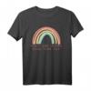 Rainbow Don't Let Idiots Ruin Your Day - Inspirierendes, lustiges Regenbogen T-Shirt für Glück, Positivität & Freude