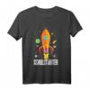 Kinder Schulstarter T-Shirt mit Rakete - Lustiges Einschulungsgeschenk für Jungen und Mädchen zum Schulanfang