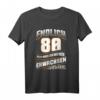 Endlich 80 Nur noch Erwachsen werden Geburtstags T-Shirt – Perfektes Geschenk für den 80. Geburtstag und Geburtstagskinder