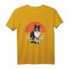 Border Collie Retro T-Shirt für Hundeliebhaber - Vintage Hundemotiv & Tierfreund Bekleidung zum Hundetag