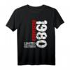 43. Geburtstag T-Shirt für Frauen & Männer - Limited Edition 1980 Geburtstagsparty Outfit, Geschenk & Deko