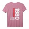 43. Geburtstag T-Shirt für Frauen & Männer - Limited Edition 1980 Geburtstagsparty Outfit, Geschenk & Deko