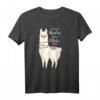 Geburtstags T-Shirt mit lustigem Alpaka Spruch – Die coolsten Alpakas werden im Oktober geboren, perfekt für Lama- und Alpaka-Fans