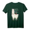 Geburtstags T-Shirt mit lustigem Alpaka Spruch – Die coolsten Alpakas werden im Oktober geboren, perfekt für Lama- und Alpaka-Fans