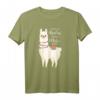 Geburtstags T-Shirt mit lustigem Alpaka Spruch – Die coolsten Alpakas werden im Oktober geboren, perfekt für Lama- und Alpaka-Fans