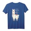 Geburtstags T-Shirt mit lustigem Alpaka Spruch – Die coolsten Alpakas werden im Oktober geboren, perfekt für Lama- und Alpaka-Fans