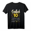 Kinder Endlich 10 Geburtstag T-Shirt – Lustiges Geschenk mit Spruch für den 10. Geburtstag, perfekt für Kinder, die alles wissen (und noch Hilfe brauchen!)