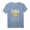 Kinder Endlich 10 Geburtstag T-Shirt – Lustiges Geschenk mit Spruch für den 10. Geburtstag, perfekt für Kinder, die alles wissen (und noch Hilfe brauchen!)