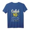 Kinder Endlich 10 Geburtstag T-Shirt – Lustiges Geschenk mit Spruch für den 10. Geburtstag, perfekt für Kinder, die alles wissen (und noch Hilfe brauchen!)