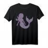 Meerjungfrau Rosa Lila Türkis T-Shirt - Buntes Design für Mädchen, Teenager & Frauen, Perfektes Geschenk für Meerjungfrauen-Fans
