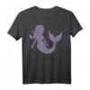 Meerjungfrau Rosa Lila Türkis T-Shirt - Buntes Design für Mädchen, Teenager & Frauen, Perfektes Geschenk für Meerjungfrauen-Fans