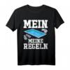 Mein Pool meine Regeln T-Shirt – Lustiges Bademeister Shirt für Schwimmbad & Poolparty mit Spruch