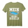 Mein Pool meine Regeln T-Shirt – Lustiges Bademeister Shirt für Schwimmbad & Poolparty mit Spruch