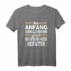 Nur die Besten werden Bestatter T-Shirt - Witziges Geschenk für Bestattungsfachkräfte, Leichenwagenfahrer & Friedhofsmitarbeiter