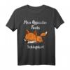 Lustiges Fuchs Schlafshirt, Nachthemd & Pyjama - Bequeme Schlafkleidung für Männer, Frauen & Kinder, ideales Geschenk für Langschläfer & Morgenmuffel