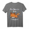 Lustiges Fuchs Schlafshirt, Nachthemd & Pyjama - Bequeme Schlafkleidung für Männer, Frauen & Kinder, ideales Geschenk für Langschläfer & Morgenmuffel