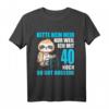 Bitte kein Neid 40 Jahre Faultier T-Shirt – Lustiges Geschenk für 40-Jährige, Faultier-Liebhaber, Mama, Freundin & Kollegin zum Geburtstag