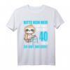 Bitte kein Neid 40 Jahre Faultier T-Shirt – Lustiges Geschenk für 40-Jährige, Faultier-Liebhaber, Mama, Freundin & Kollegin zum Geburtstag