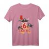 Kinder Geburtstag T-Shirt für 6 Jahre - Pirat Totenkopf, Cooles Geburtstagsoutfit für Jungen & Mädchen, Perfekt für Piraten-Party & große Tage
