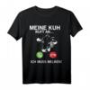 Kuh ruft, ich werde zur Milch gehen T-Shirt - Lustiges Tiermotiv für Landwirte und Tierliebhaber
