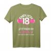 Damen 18. Geburtstag T-Shirt - Lustiger Spruch für Volljährigkeit & Party-Deko