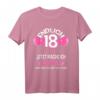Damen 18. Geburtstag T-Shirt - Lustiger Spruch für Volljährigkeit & Party-Deko