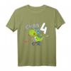 Kinder Dino Geburtstag T-Shirt - Ich bin 4 Jahre Dinosaurier Fahrrad, perfektes Geschenk für 4-Jährige Jungen und Mädchen zum Geburtstag & Weihnachten