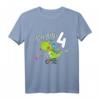 Kinder Dino Geburtstag T-Shirt - Ich bin 4 Jahre Dinosaurier Fahrrad, perfektes Geschenk für 4-Jährige Jungen und Mädchen zum Geburtstag & Weihnachten
