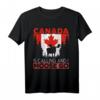 Canada Is Calling And I Moose Go - Lustiges Elch T-Shirt für kanadische Tierliebhaber, Elchfans und Wildlife-Enthusiasten