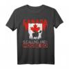 Canada Is Calling And I Moose Go - Lustiges Elch T-Shirt für kanadische Tierliebhaber, Elchfans und Wildlife-Enthusiasten