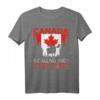 Canada Is Calling And I Moose Go - Lustiges Elch T-Shirt für kanadische Tierliebhaber, Elchfans und Wildlife-Enthusiasten
