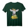 Lustiges Kuh Bandana T-Shirt mit Sonnenblumen – Hippie-Geschenk für Frauen, Mädchen & Kuhliebhaber, ideal für Bauern, Rancher & Tierfreunde