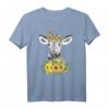 Lustiges Kuh Bandana T-Shirt mit Sonnenblumen – Hippie-Geschenk für Frauen, Mädchen & Kuhliebhaber, ideal für Bauern, Rancher & Tierfreunde