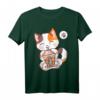 Cat Boba Tea Bubble Tea Anime Kawaii Neko T-Shirt – Lustiges Manga Merchandise für Anime- und Bubble Tea Fans, perfekt als Geschenk für Mädchen und Frauen