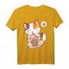 Cat Boba Tea Bubble Tea Anime Kawaii Neko T-Shirt – Lustiges Manga Merchandise für Anime- und Bubble Tea Fans, perfekt als Geschenk für Mädchen und Frauen