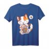 Cat Boba Tea Bubble Tea Anime Kawaii Neko T-Shirt – Lustiges Manga Merchandise für Anime- und Bubble Tea Fans, perfekt als Geschenk für Mädchen und Frauen