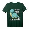 Kinder Dinosaurier T-Shirt - Ich Bin Schon Groß Ich Bin 4 - Perfektes Geburtstagsgeschenk für Dino-begeisterte Kinder zum vierten Geburtstag