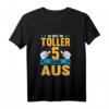 Kinder T-Shirt zum 5. Geburtstag - Lustiges Geschenk für Tochter, Sohn, Enkelin & Enkel mit Geburtstagsmotiv