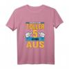 Kinder T-Shirt zum 5. Geburtstag - Lustiges Geschenk für Tochter, Sohn, Enkelin & Enkel mit Geburtstagsmotiv