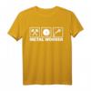 Metallbauer T-Shirt mit Werkzeugmotiven – Klassisch geschnitten, doppelt genähter Saum, ideal für Metallhandwerker & Schweißer