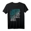 Lustiges 31. Geburtstag T-Shirt für Männer - Limited Edition August 1993 Geschenkidee zum 31. Geburtstag, Dekoration & Feier
