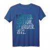 52. Geburtstag Mann T-Shirt - Limited Edition Februar 1972 Lustiges Geschenk & Deko für 52 Jahre Feier