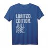 Lustiges Limited Edition T-Shirt zum 32. Geburtstag - Jahrgang 1992 Geschenk für Mann, Frau & Bruder