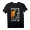 Herren Cycling Dad - Cooles Retro Radfahrer Fahrradfahrer T-Shirt, Perfektes Geschenk für Papa, Ehemann & Radfahrer zu Weihnachten, Vatertag & Geburtstag