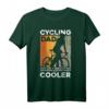 Herren Cycling Dad - Cooles Retro Radfahrer Fahrradfahrer T-Shirt, Perfektes Geschenk für Papa, Ehemann & Radfahrer zu Weihnachten, Vatertag & Geburtstag