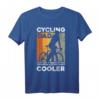 Herren Cycling Dad - Cooles Retro Radfahrer Fahrradfahrer T-Shirt, Perfektes Geschenk für Papa, Ehemann & Radfahrer zu Weihnachten, Vatertag & Geburtstag